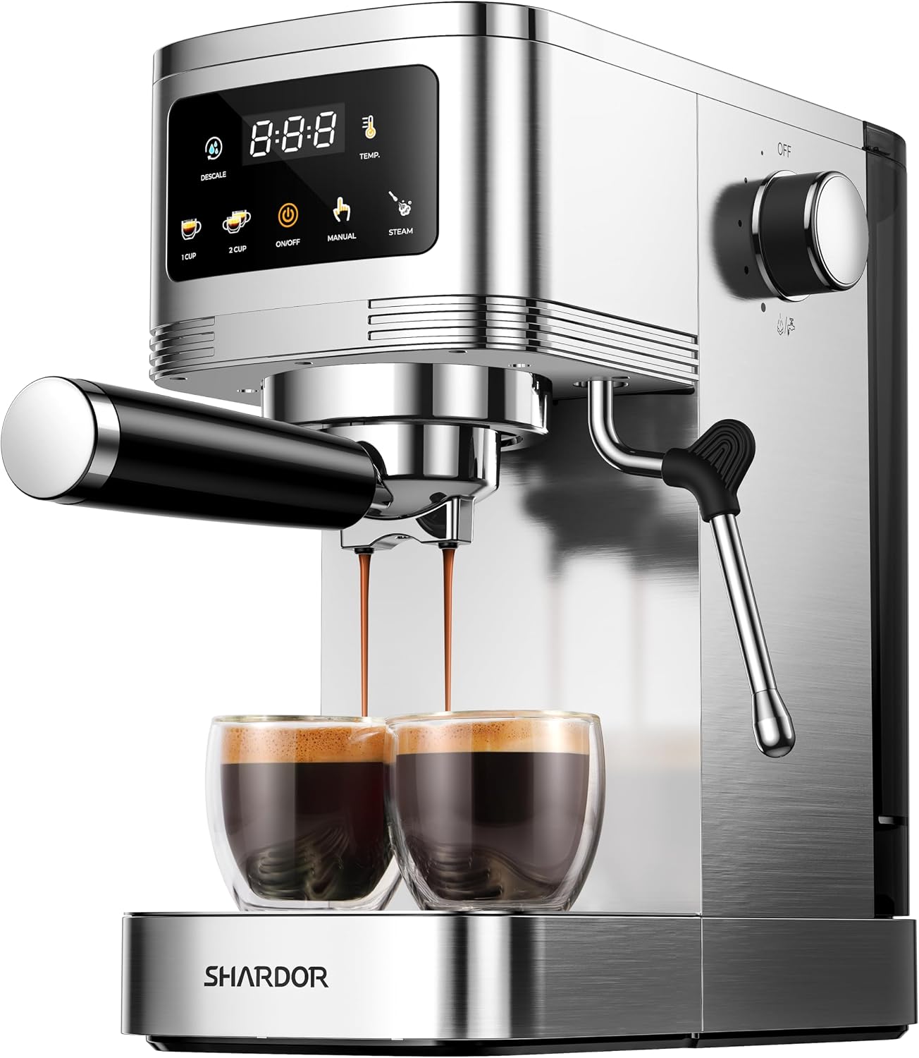 Espresso Machine 20 Bar, Professional Espresso Machine with Milk Frother and Touchscreen, Expresso Coffee Machines