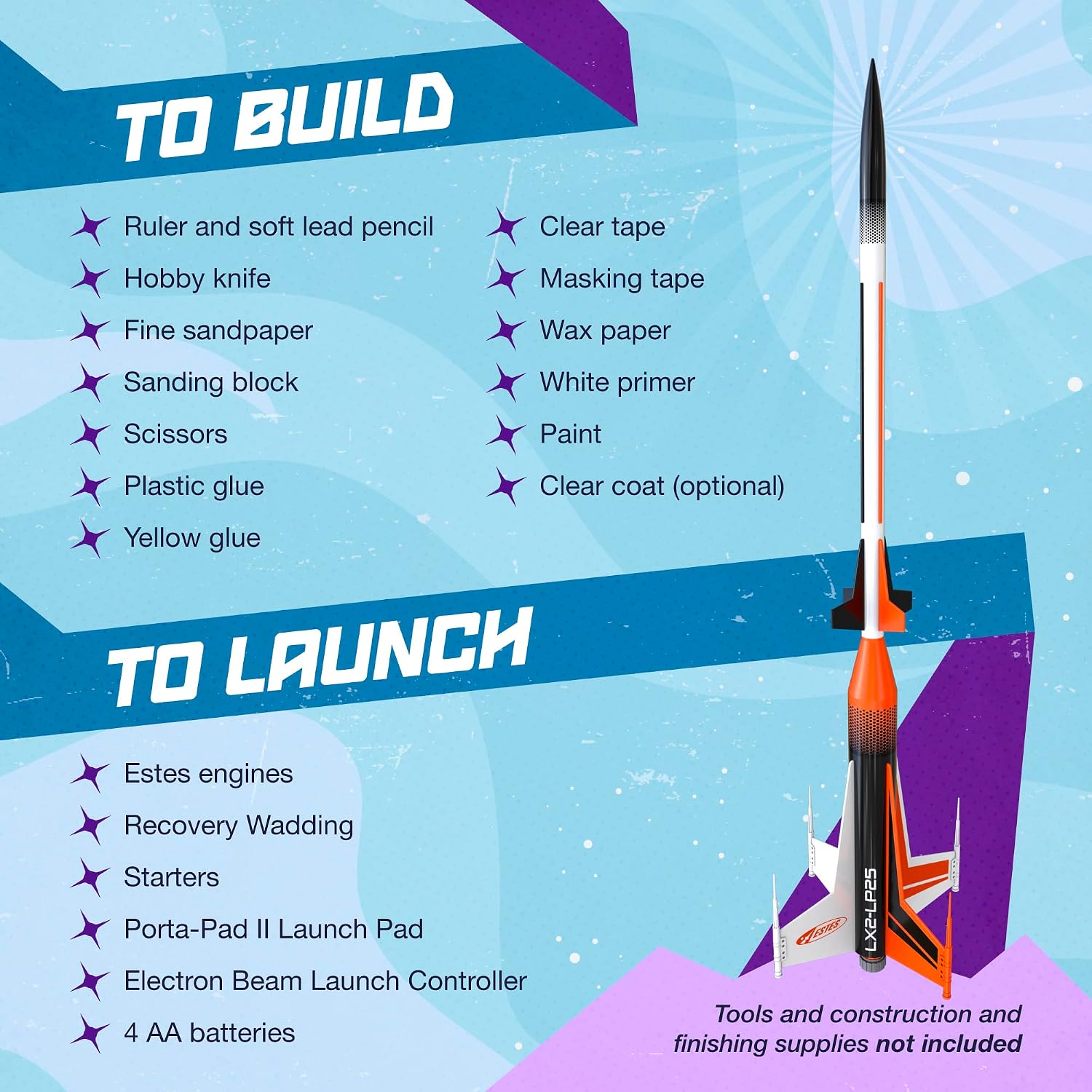 7320 Laser X2 Advanced Model-Rocket Kit
