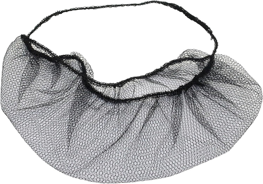 300 Food Service Beard Nets, Disposable Mesh Covers with Elastic Band for Comfort and Breathability