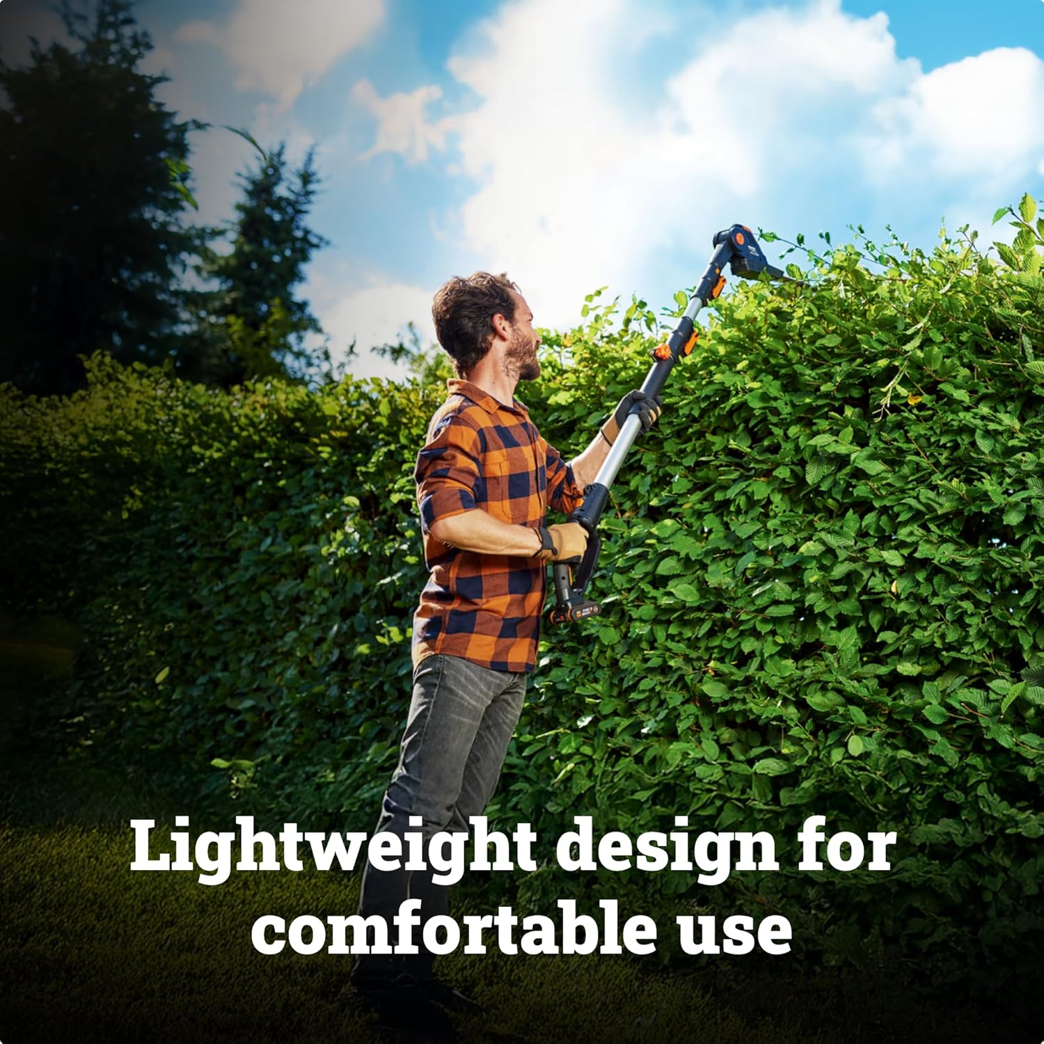 WG252 20V 2-in-1 Attachment Capable Hedge Trimmer