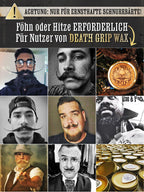 Handlebar Mustache Wax for Men Extra Strong Hold Tin 1oz Death Grip