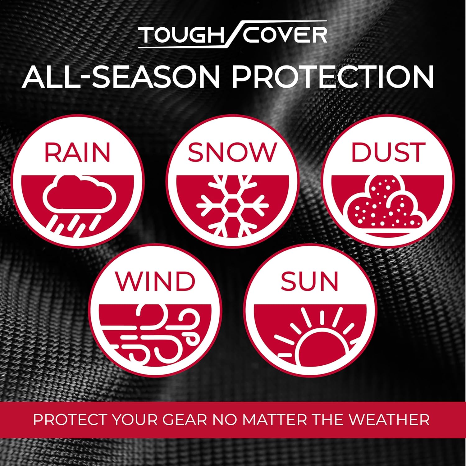 Riding Lawn Mower Cover - 90x56x59 in Black - Waterproof Protection for Zero Turn Mowers - UV & Snowproof Shield for