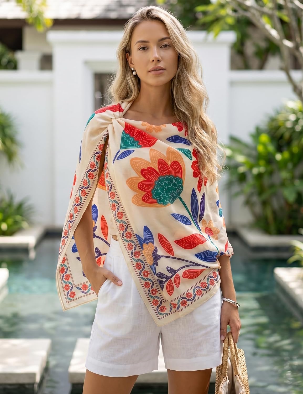 Women Sarong Wraps Chiffon Sheer Swimsuit Coverups Summer Beach Bathing Bikini Long Suit Cover Up
