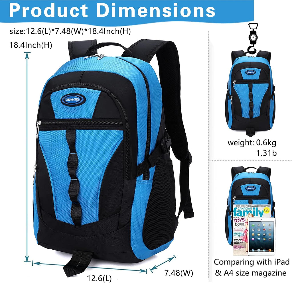 Kids School Backpack for Boys Girls,Large Capacity Bookbag for Students | Elementary middle high school backpack