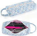 Hair Tools Travel Bag, Quilted Hair Tool Bag for Dyson Airwrap & Shark FlexStyle, Hair Dryer & Curling Iron Storage