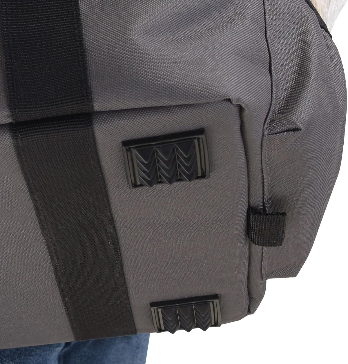 23" Gray Insulated Food Delivery Bag, Large
