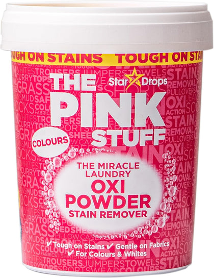 The Pink Stuff Miracle Laundry Powder Stain Remover for Colours, 35.2 Oz