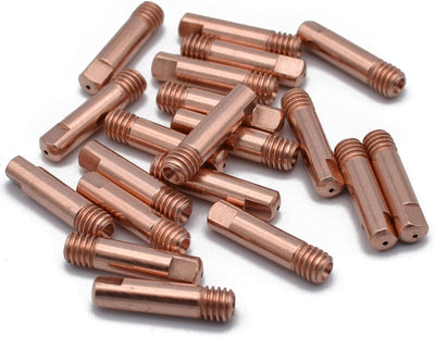 15AK MB15 MAG MIG Welding Torch Contact Tip .023'' & 0.6mm M6x25mm 20pk