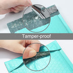 Bubble Mailers 8.5x12 Inch 25pc Teal Shipping Bags, Chic Packaging Bags For Small Business, Colored Padded Mailing