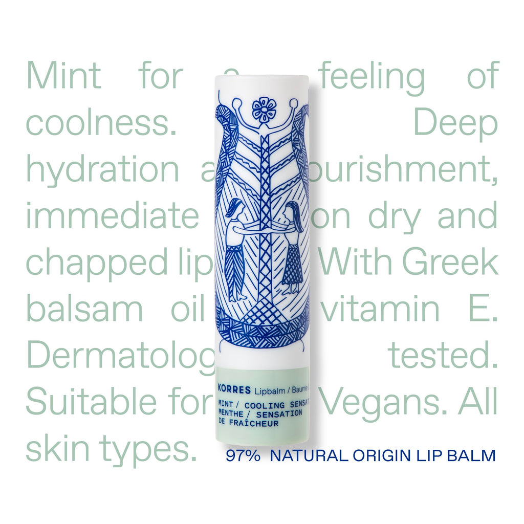 Clear Mint Lip Butter Stick, Hydrating Balm, 0.17 oz