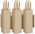 36 Pcs Wine gift Bags Single Bottle Non-woven Reusable,‌khaki‌