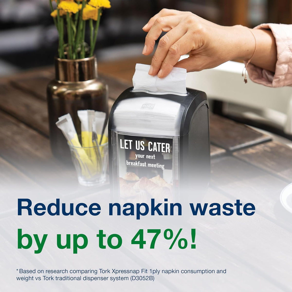 Xpressnap Fit Counter Napkin Dispenser Black N14, 7432000