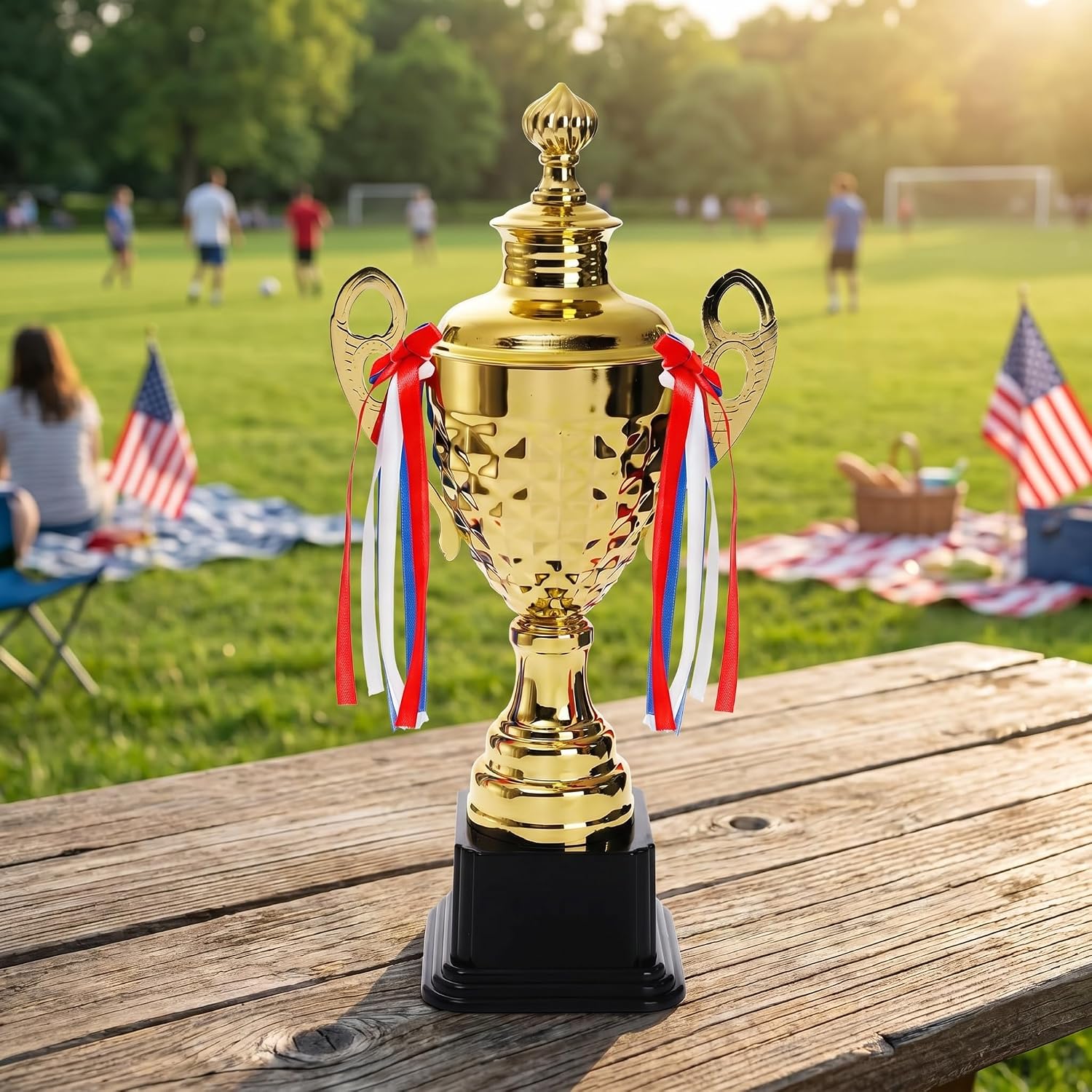 Large Trophy Cup, Gold Trophy Award Cup for Sports, Tournaments, Competitions, 1st Place Award, Ceremony Celebration