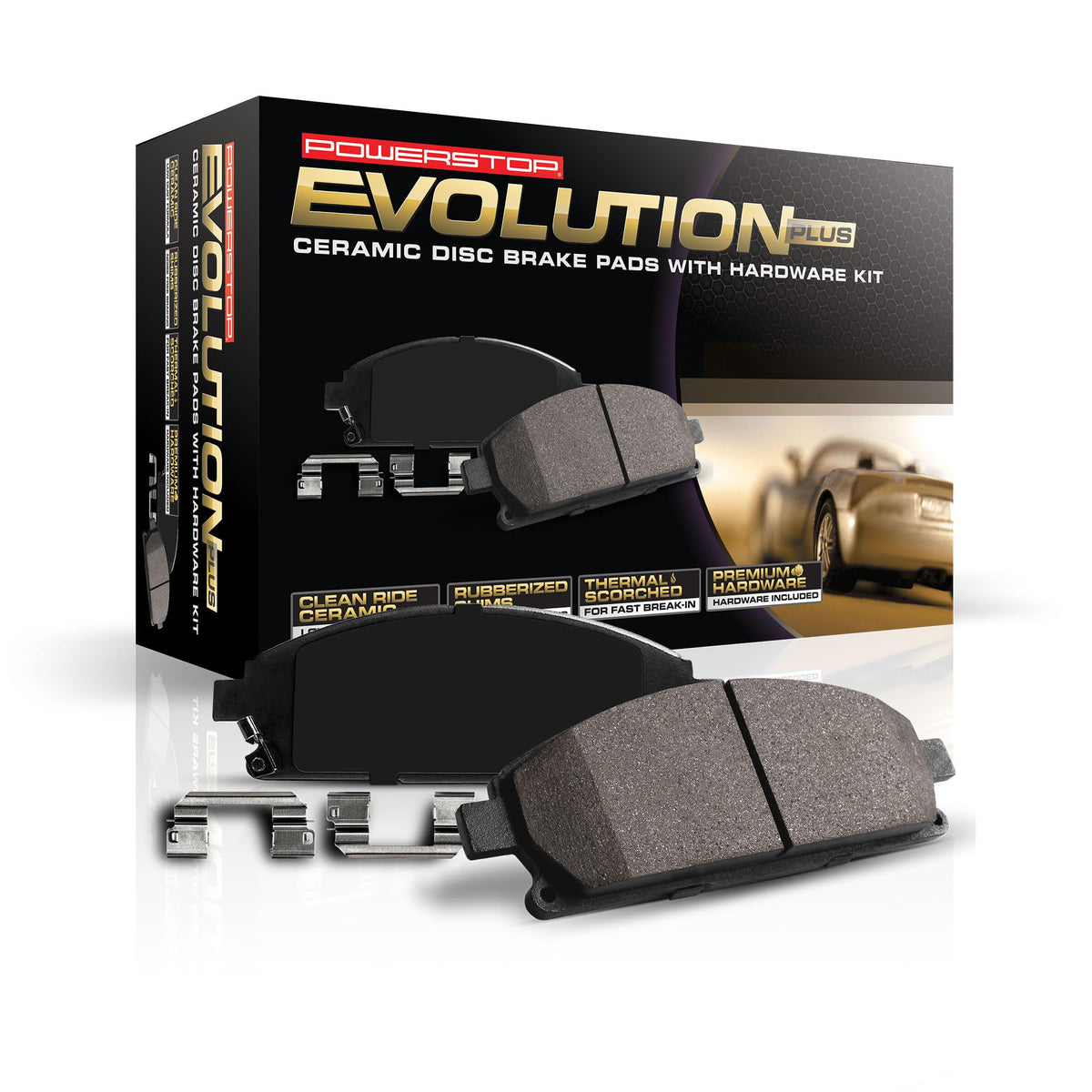 PowerStop Z17 Replacement Ceramic Brake Pads Rear 17-729