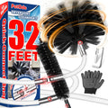 32 Feet Dryer Vent Cleaner Kit, Flexible Lint Remover