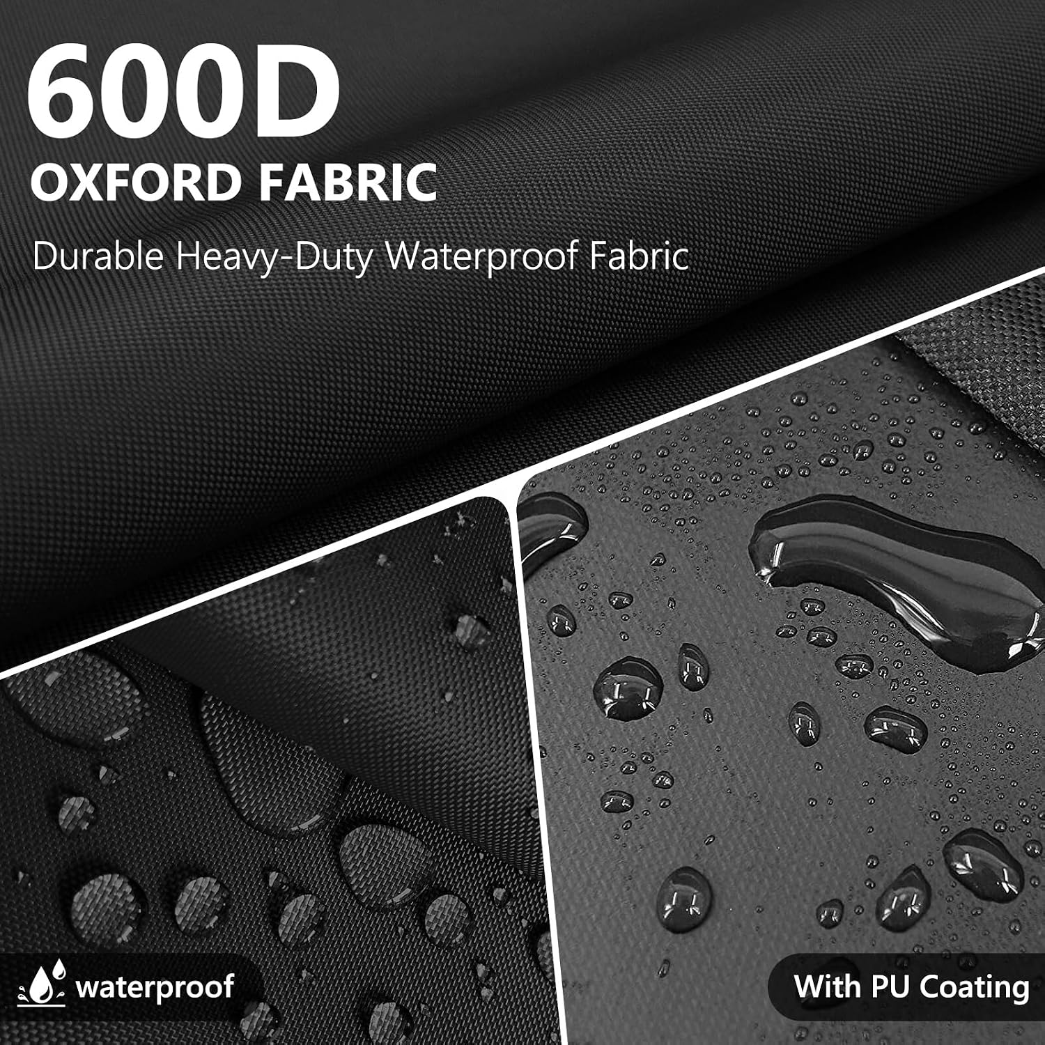 Universal Waterproof Generator Cover, 600D Heavy Duty Small Outside Equipment Cover for Champion,Predator,Wen,BILT