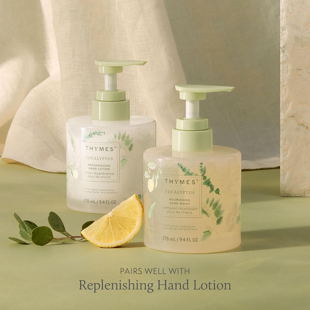 Nourishing Hand Wash - Liquid Hand Soap for Bathroom or Kitchen - Liquid Soap with Notes of Eucalyptus Oil, Lemon
