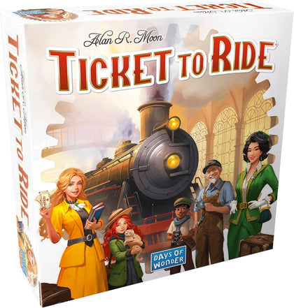 Asmodee Ticket to Ride Board Game (2025 Refresh) - A Cross-Country Train Adventure for Friends and Family, Strategy