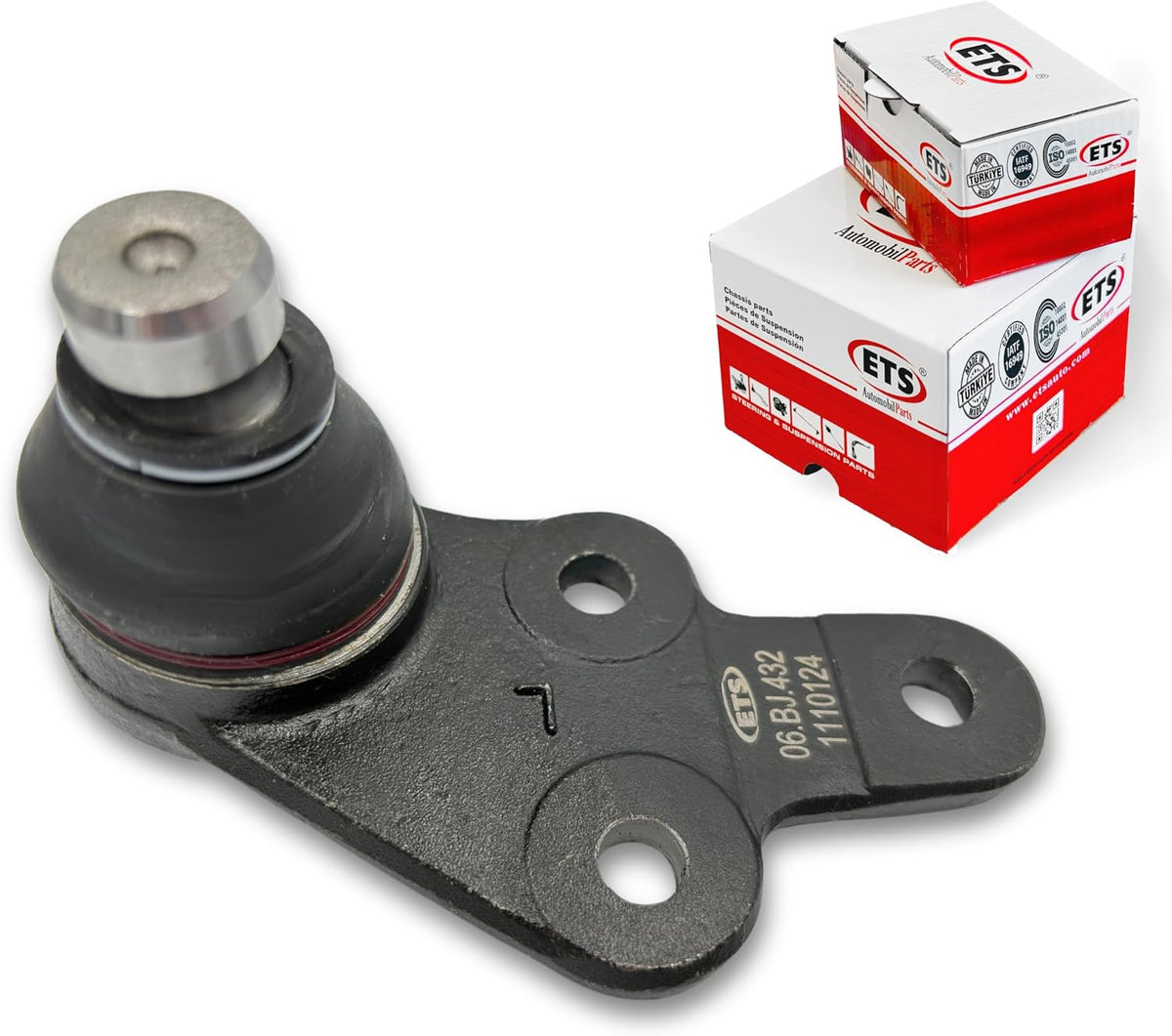 ETS 2Pc Front Lower Ball Joint Kit K500346, K500347 Fits 2016-2018 Ford Focus AWD, 2013-2019 Ford Escape
