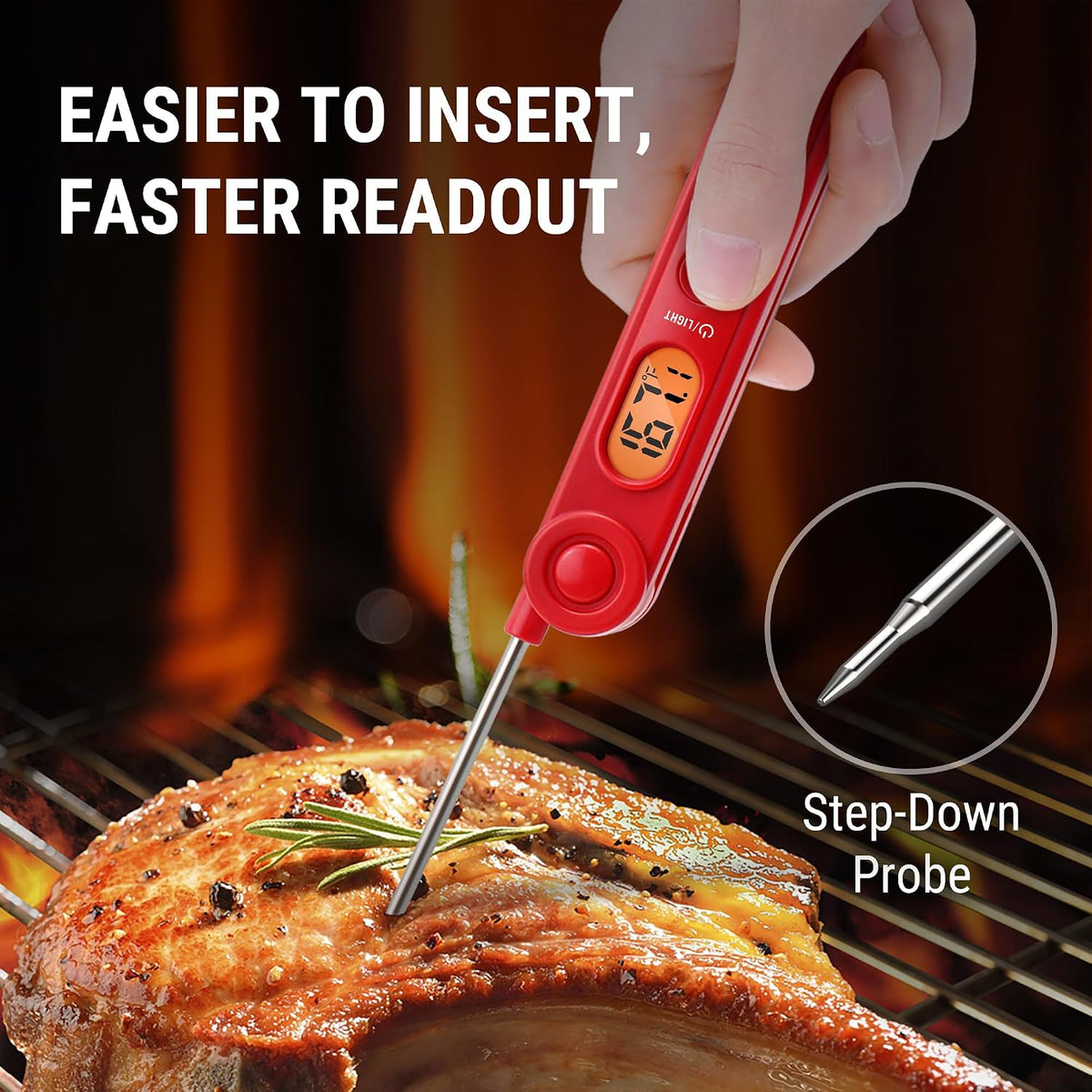 TempSwift 1 Sec Digital Meat Thermometer for Cooking
