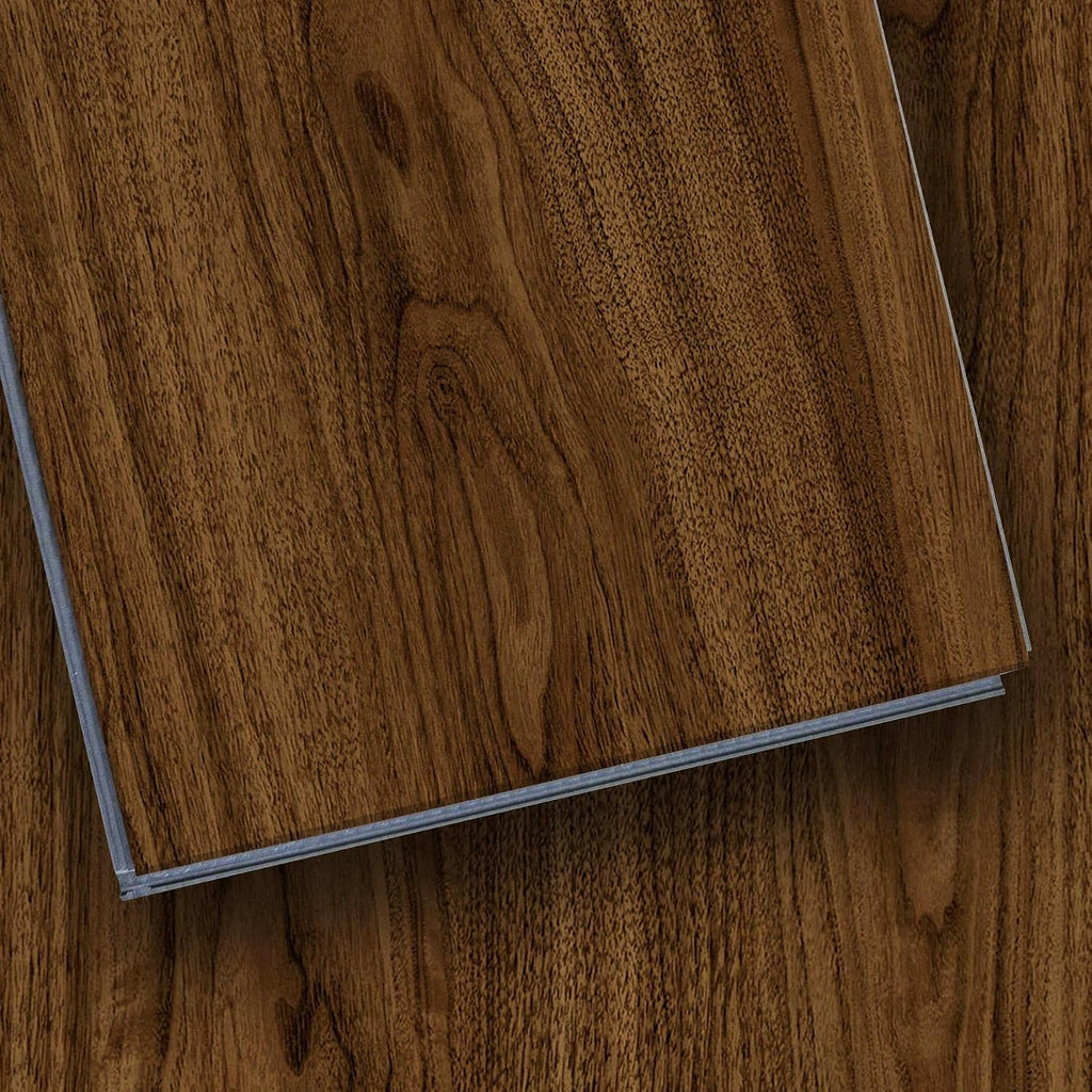 SPC Click Lock Luxury Vinyl Flooring Plank | 21.4 Sq.Ft | Thick 5 mm | Wood Floating LVP Floor Tile| 100% Waterproof