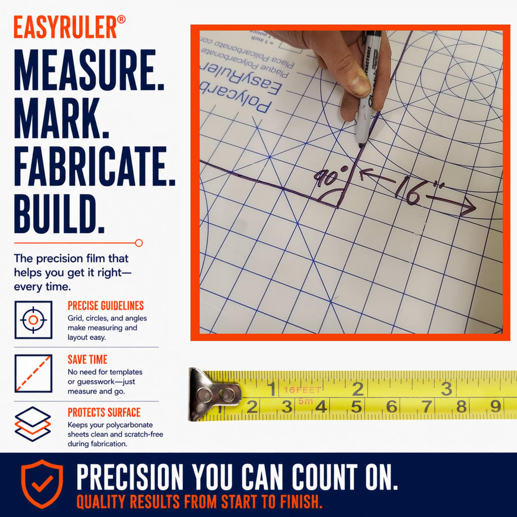 Polycarbonate Sheet 12 x 24 x 1/32" Clear Plastic, Plexiglass Replacement