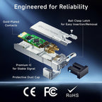 Cable Matters 2-Pack 10GBASE-SR SFP+ LC Fiber Transceiver, up to 300m