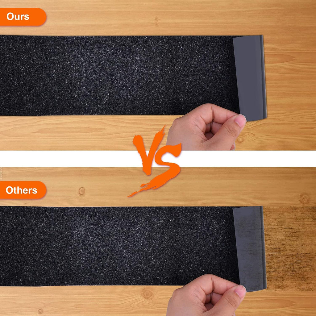 Anti Slip Tape, Waterproof Self Adhesive Black 4"x32.8Ft Grip Tape