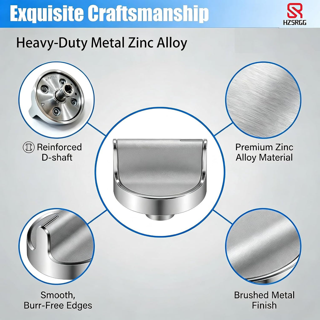 2026𝗨𝗽𝗴𝗿𝗮𝗱𝗲𝗱 W10594481 Stove knobs. Whirlpool Stove knobs Replacements, Compatible with Certain Whirlpool Stove knobs