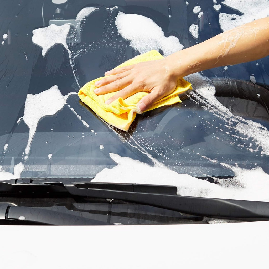 Microfiber Cleaning Cloths, Ultra Absorbent, Lint Free, Streak Free, Non-Abrasive, Reusable and Washable, 16" x 12"