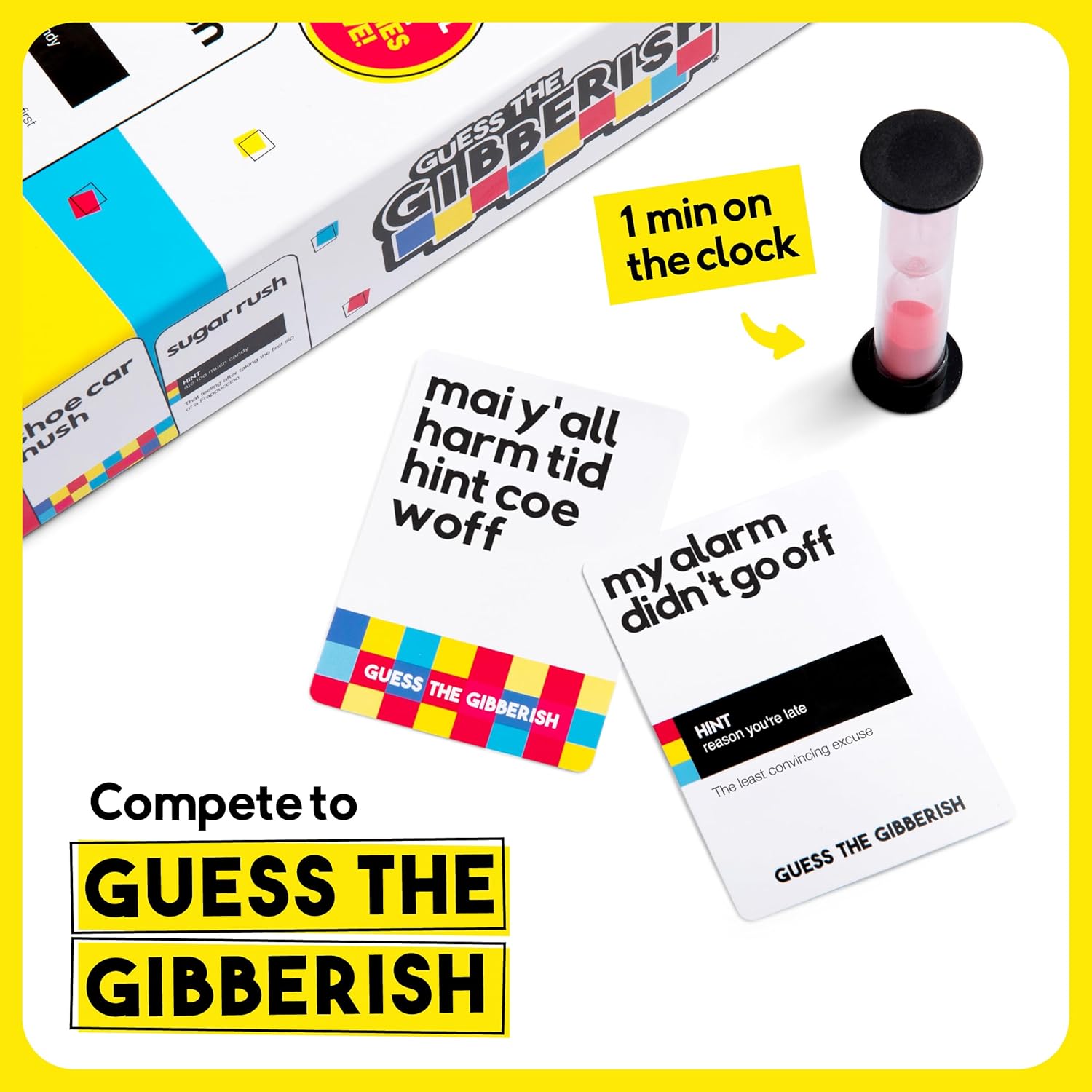 Guess The Gibberish Card Game for Families by Relatable, From The Creators of Incohereant, Fun Kids Games for Kids