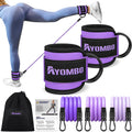 Ankle Resistance Bands with Cuffs, Home Gym Workout Equipment, Lifting Glute Butt Exercise Equipment for Women, Ankle