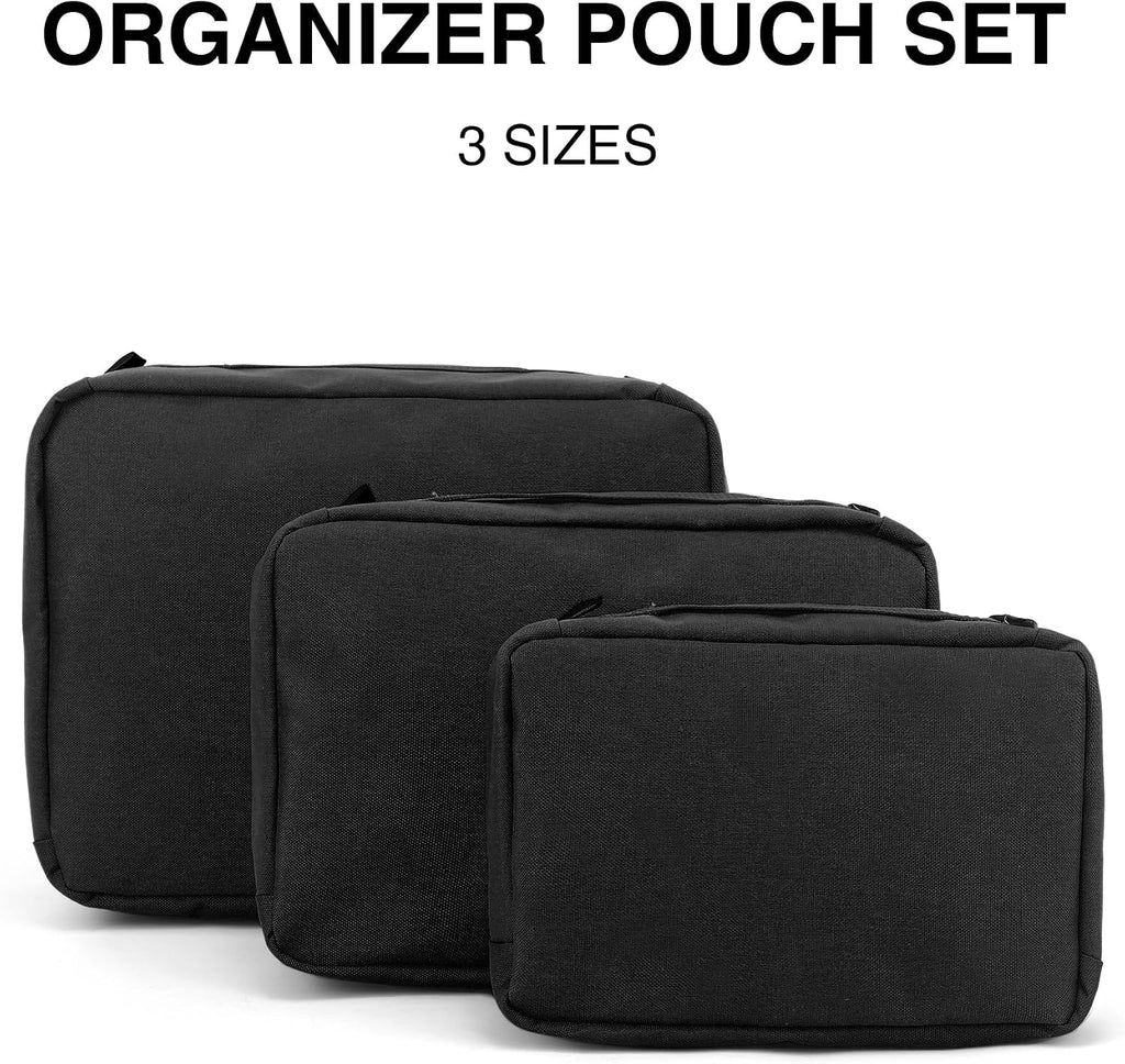 Packing Cubes for Travel, 3 Pack Cordura Tactical Luggage Organizer Bags Set for Outdoor Camping,Backpacking,Hiking