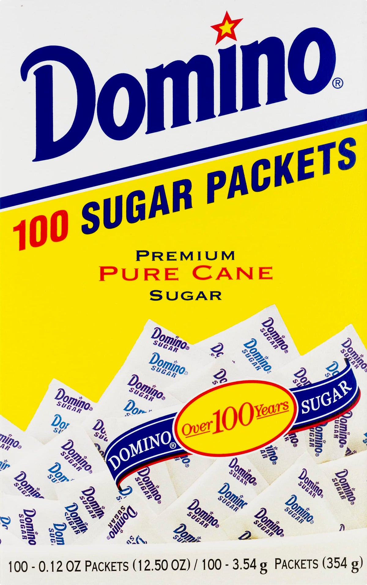 Premium Pure Cane Sugar Packets, 12.35 Ounce