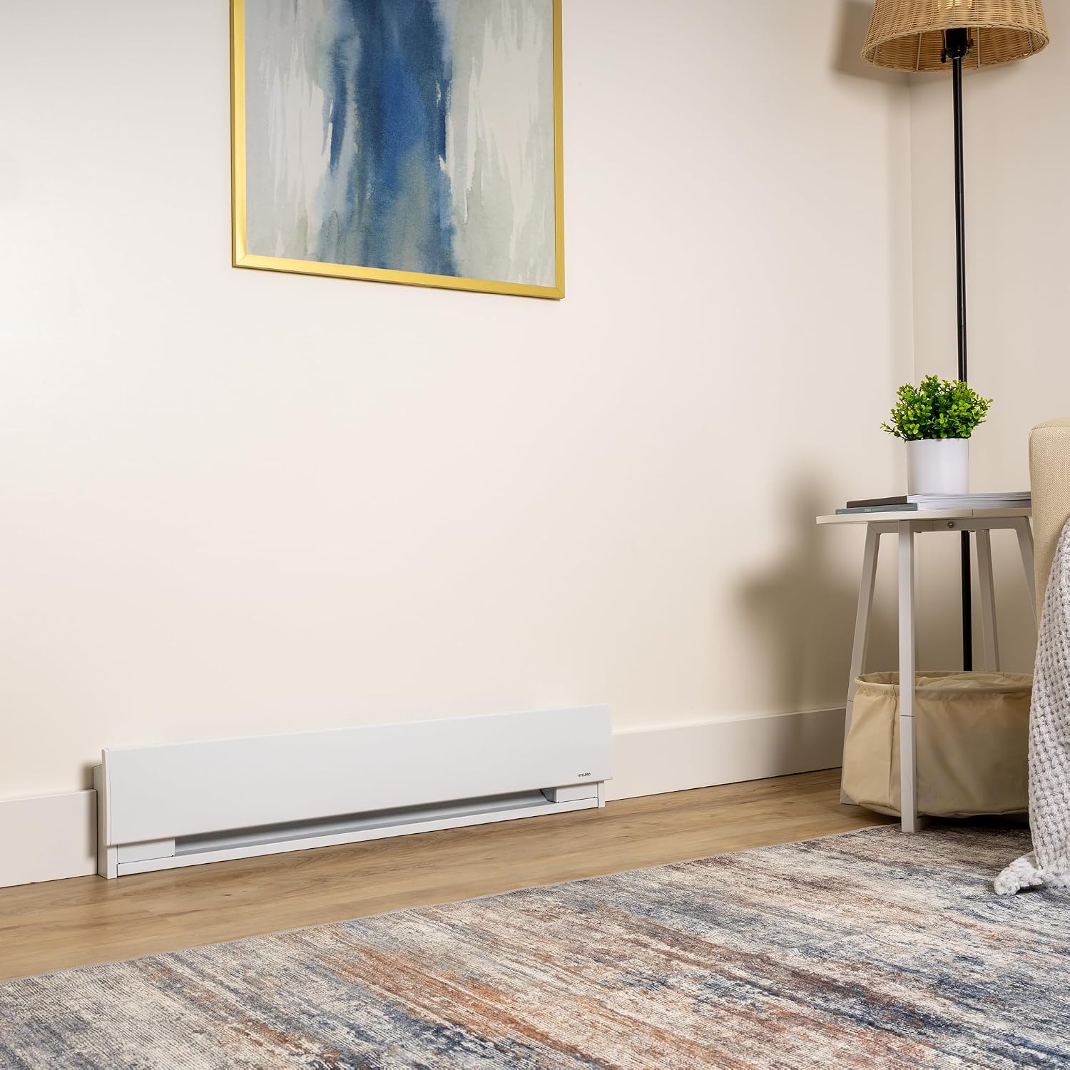 Prima Low-Profile Baseboard Heater - 500W 240V - ASPRL0502W | Compact and quiet build 25% shorter than standard