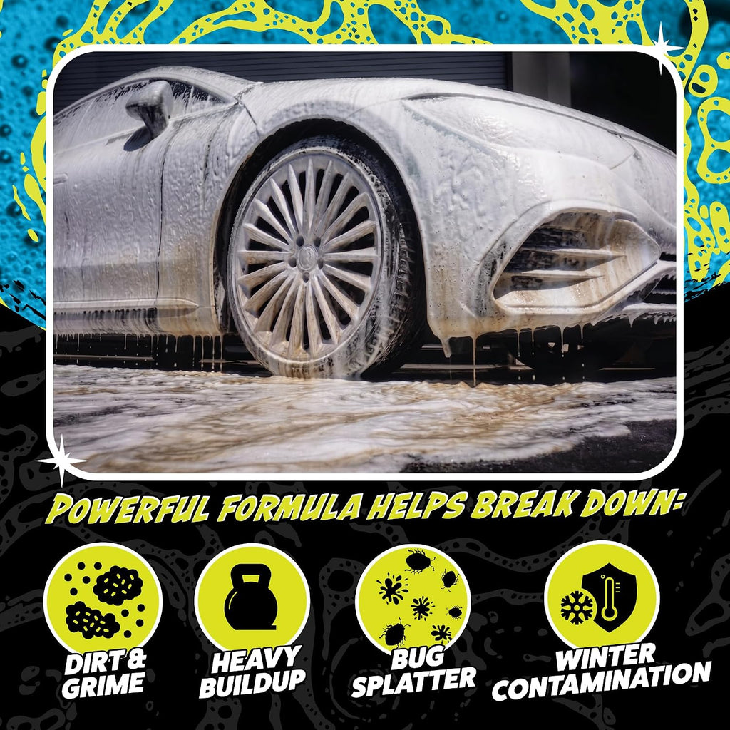 Snow Foam Pre Wash Car Wash Soap for Foam Cannons, 16 oz | High-suds snow foam pre-soak for foam cannons and foam