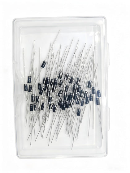 50 Pcs 1N5817 Diode,1N5817 Schottky Diode 1A 20V 20 Volt 1 AMP 1AMP IN5817 5817 Electronic Silicon Diodes for Electronic DIY & Circuit Repair