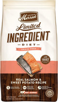 Limited Ingredient Diet Grain Free Dry Dog Food, Premium and Healthy Kibble, Salmon and Sweet Potato - 4.0 lb. Bag