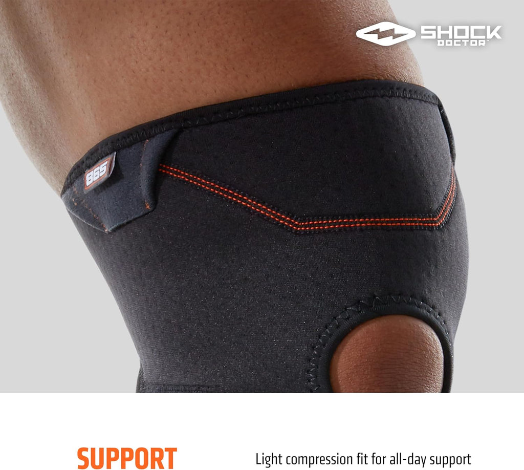 Knee Brace Compression Sleeve Support (1 Unit). Helps Pain / Healing from Arthritis, Bursitis, Tendonitis, Meniscus