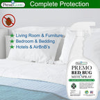 Bed Bug & Mite Killer Spray – University Tested 100% Kill Rate | Natural, Safe for Bedding, Furniture, Fabrics, and