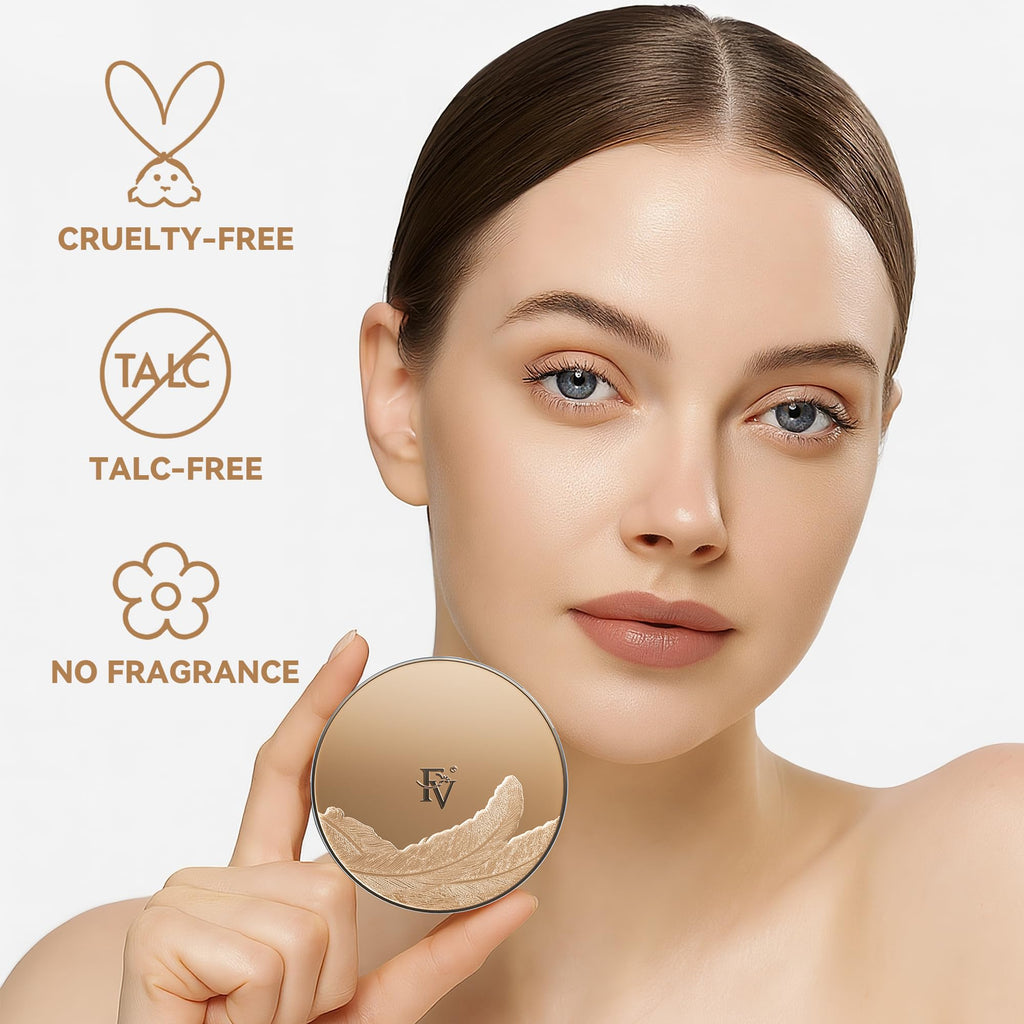 Matte Loose Setting Powder, Lightweight Oil-control and Long Lasting Translucent Face Powder, Talc-free, Smooths