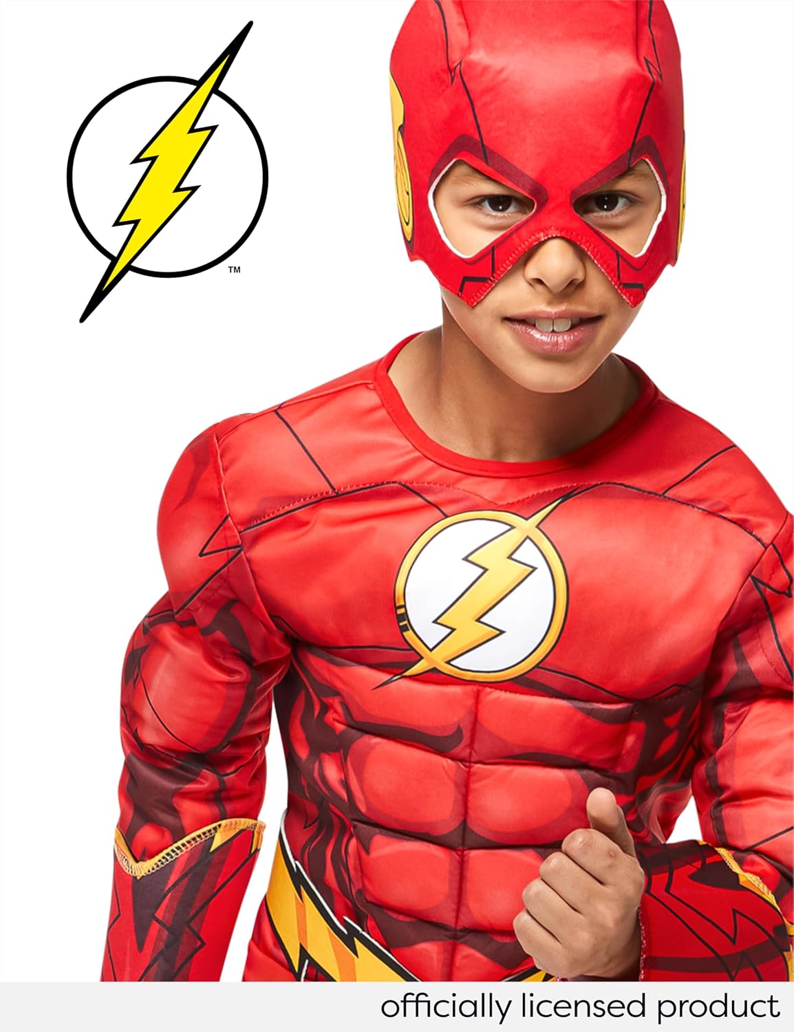 at Party City DC Comics Superheroes: The Flash Costume for Kids, Boy's Costume