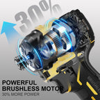 1/4In Hex Impact Driver Compatible with Dewalt 20V 60V Max Battery