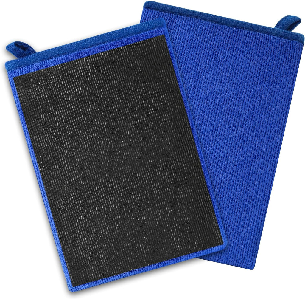 Clay Mitt Auto Detailing 2 Pack, Fine Grade Microfiber Car Clay Bar Mitt, DIY Detail Tool & Kit Car Detailing