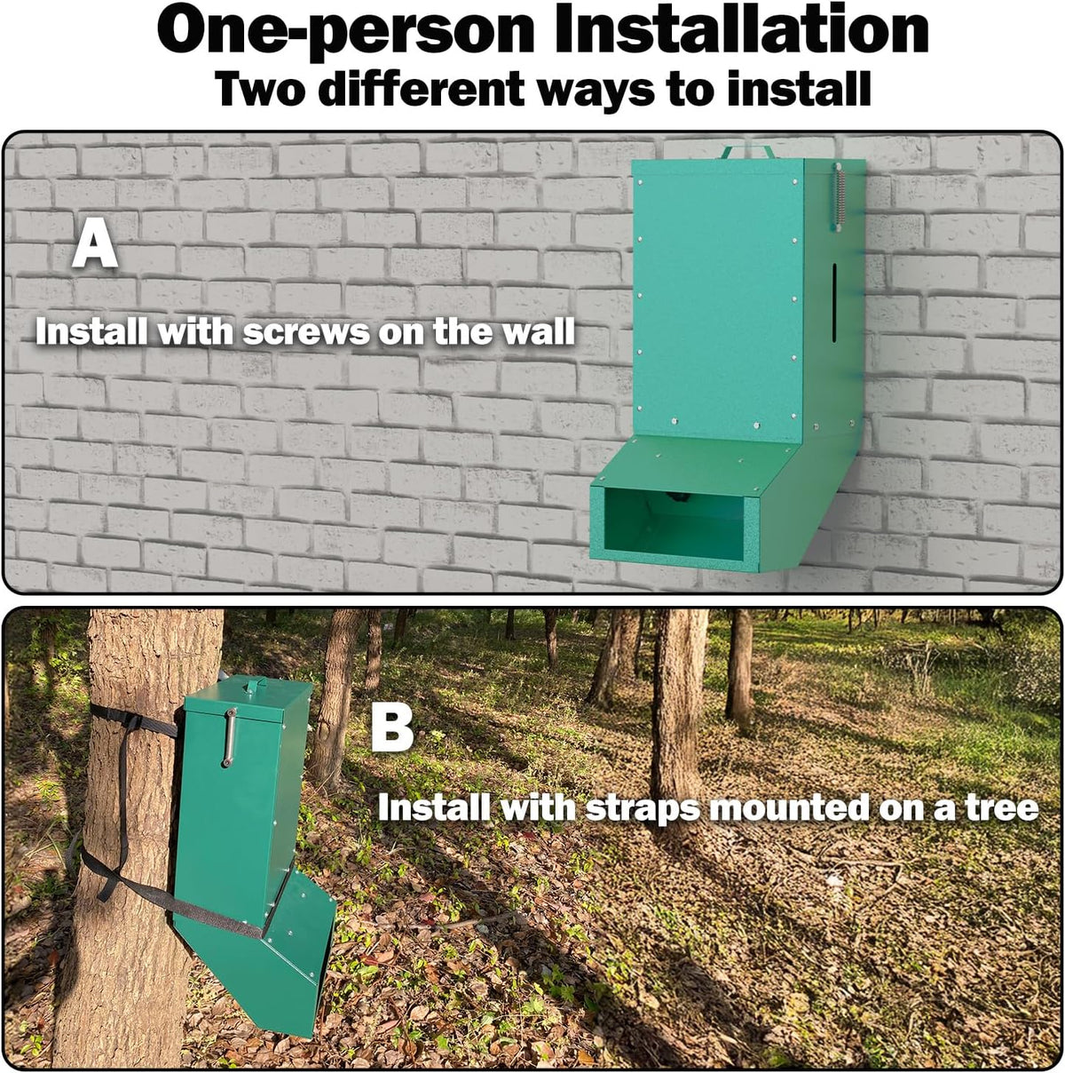 Automatic Metal Deer Feeder 10 Gallon