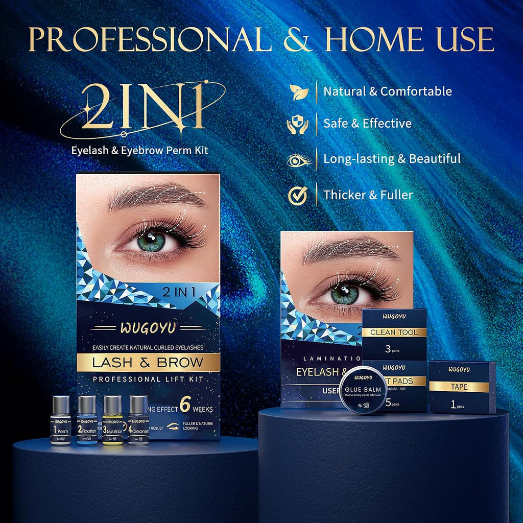 Lash Lift Kit, Eyebrow Lamination Kit, Eyelash Perm Kit, Professional Eyelash & Brow 2 in 1 Perm Kit, 2026 Eyelash