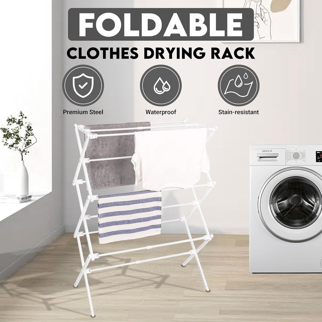 2026 Enhanced Clothes Drying Rack | Foldable Drying Rack Clothing for Laundry | Small Collapsible Portable Dryers for
