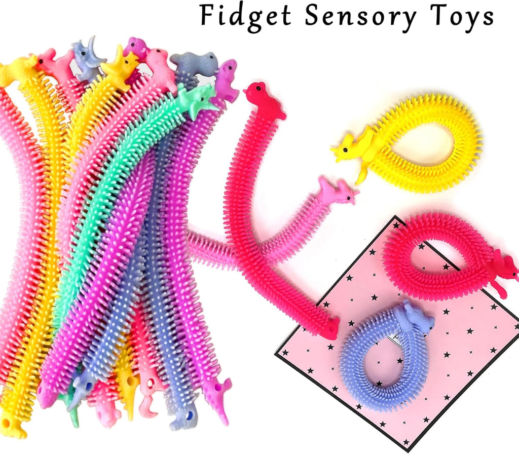 30 Pack Stretchy Strings Fidget Toys, Sensory Toys Bulk for Kids, Adults Stress Relief, Anti-Anxiety Autism Toys