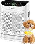 Air Purifiers for Home Large Room Up to 3000 Ft² With Double Air Intake,PAKEOI HEPA Air Purifier for Bedroom With