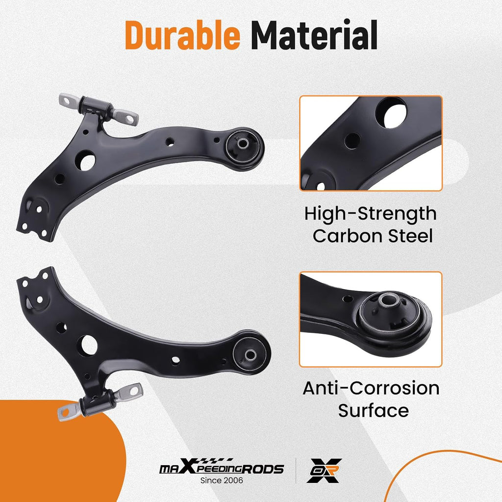 maXpeedingrods 6Pcs Front Lower Control Arm Kit for Toyota Camry 2007-2017
